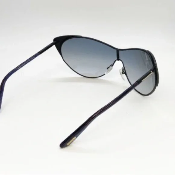 Tom Ford Black Shield Sunglasses Modern Design - Picture 4 of 5